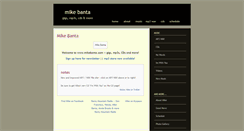 Desktop Screenshot of mikebanta.com